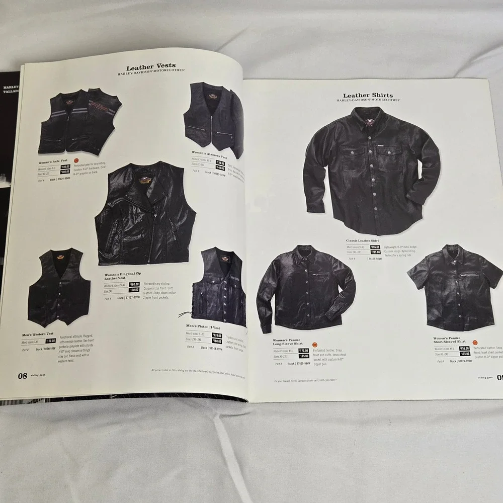 Harley-Davidson Motorclothes Apparel‎ & Accessories Spring 1999 Catalog Vintage